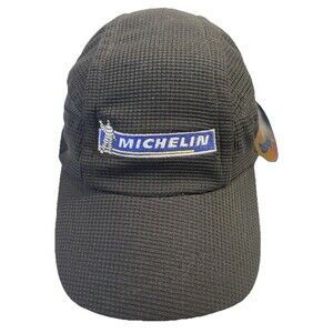 Michelin Man Tires Running Hat Cycling Athletic Black Lightweight Unisex NEW!